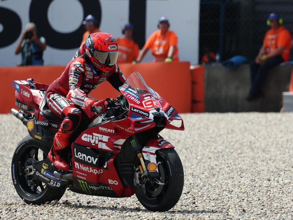 Marc Marquez Lega Lewati Assen Tanpa Cedera, meski Tanpa Podium